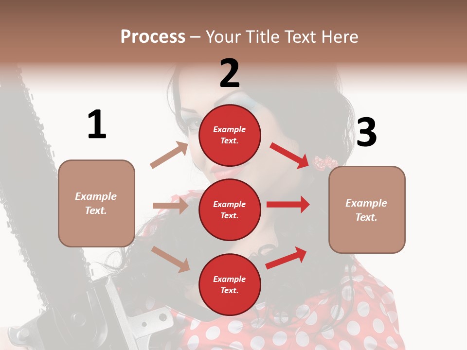 Portrait  Girl PowerPoint Template