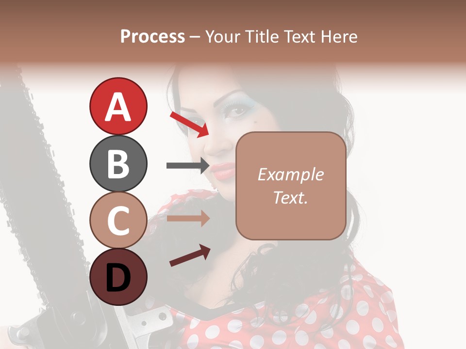 Portrait  Girl PowerPoint Template