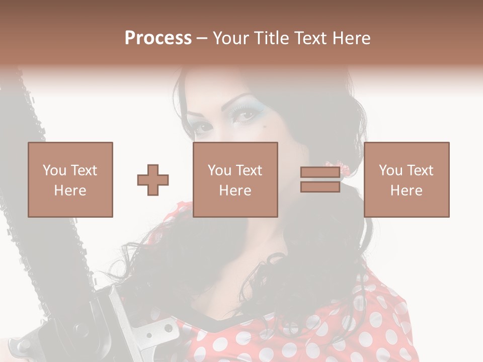 Portrait  Girl PowerPoint Template