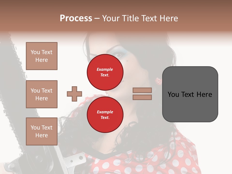 Portrait  Girl PowerPoint Template