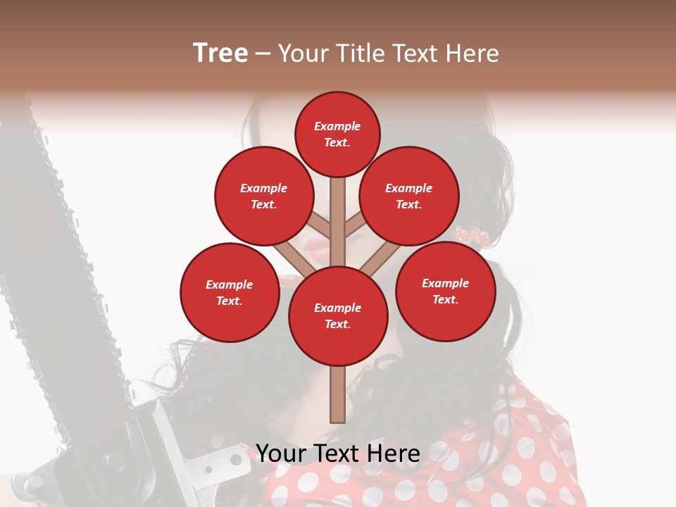 Portrait  Girl PowerPoint Template