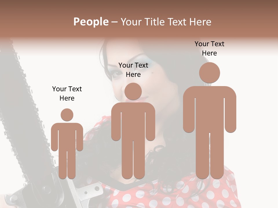 Portrait  Girl PowerPoint Template