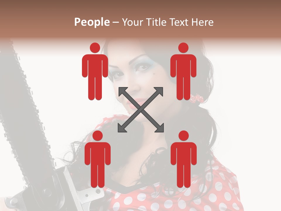 Portrait  Girl PowerPoint Template