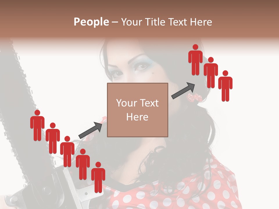 Portrait  Girl PowerPoint Template