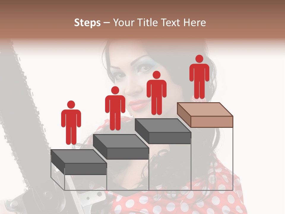 Portrait  Girl PowerPoint Template