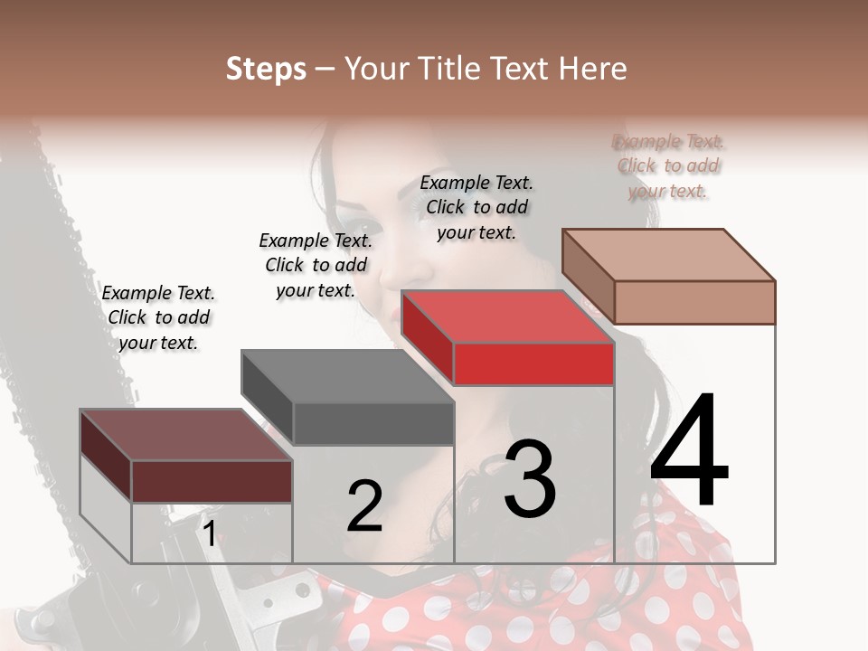 Portrait  Girl PowerPoint Template