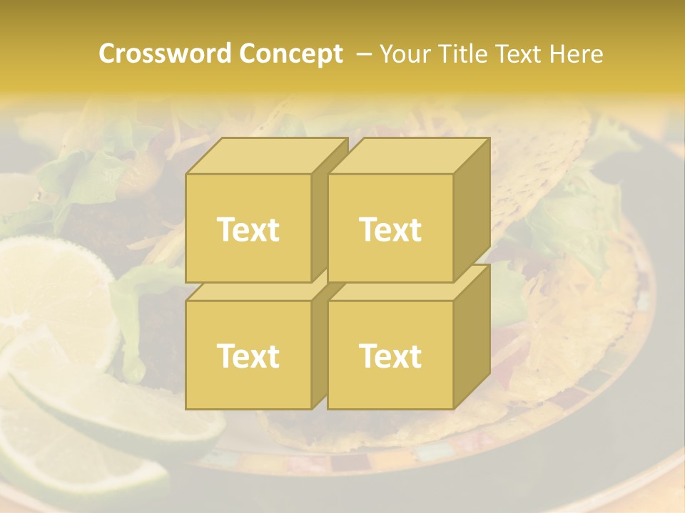 Red Design Yellow PowerPoint Template