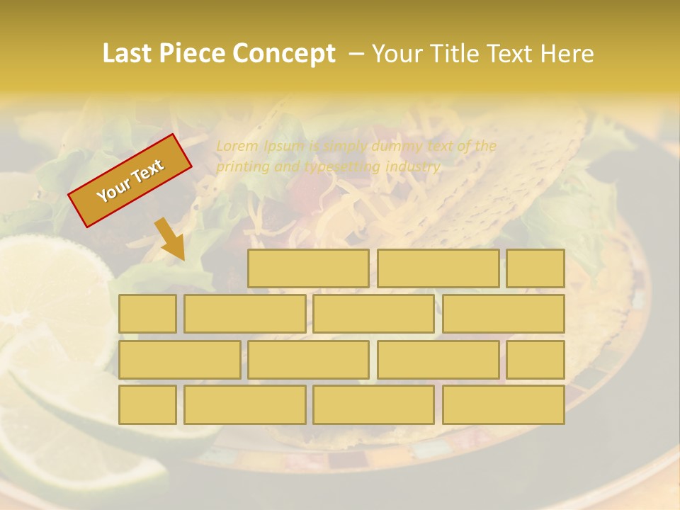 Red Design Yellow PowerPoint Template
