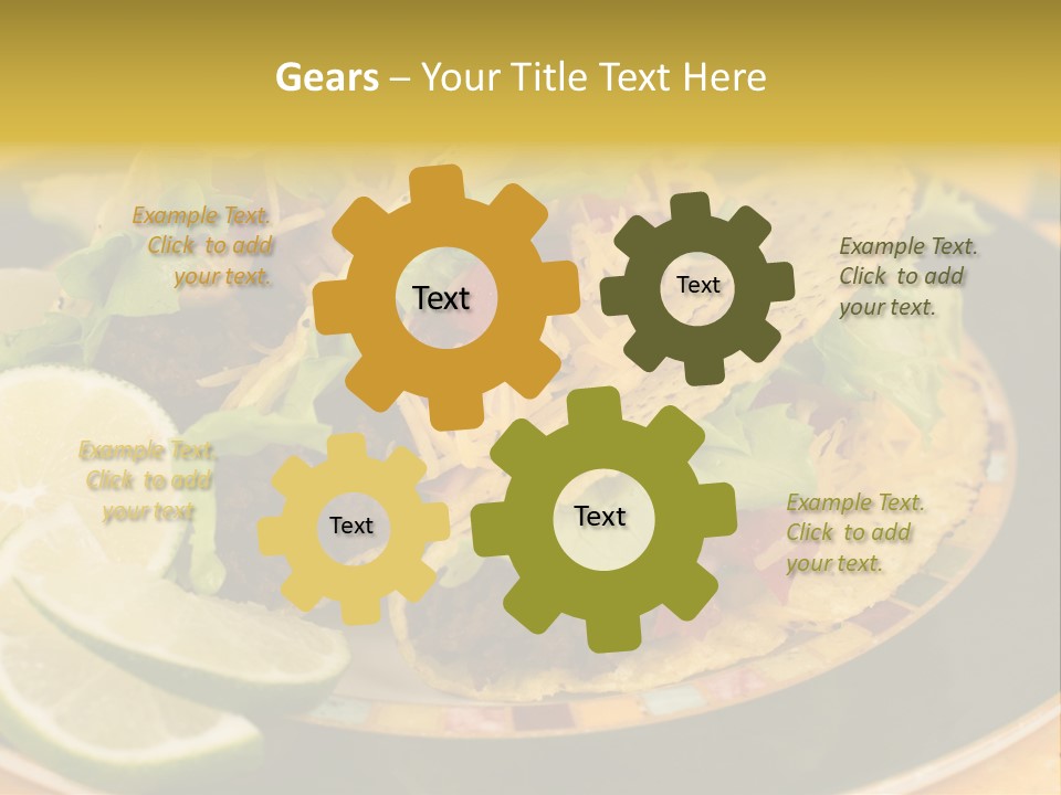 Red Design Yellow PowerPoint Template