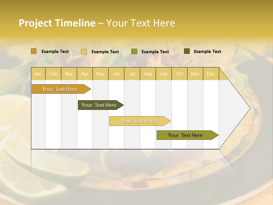 Red Design Yellow PowerPoint Template