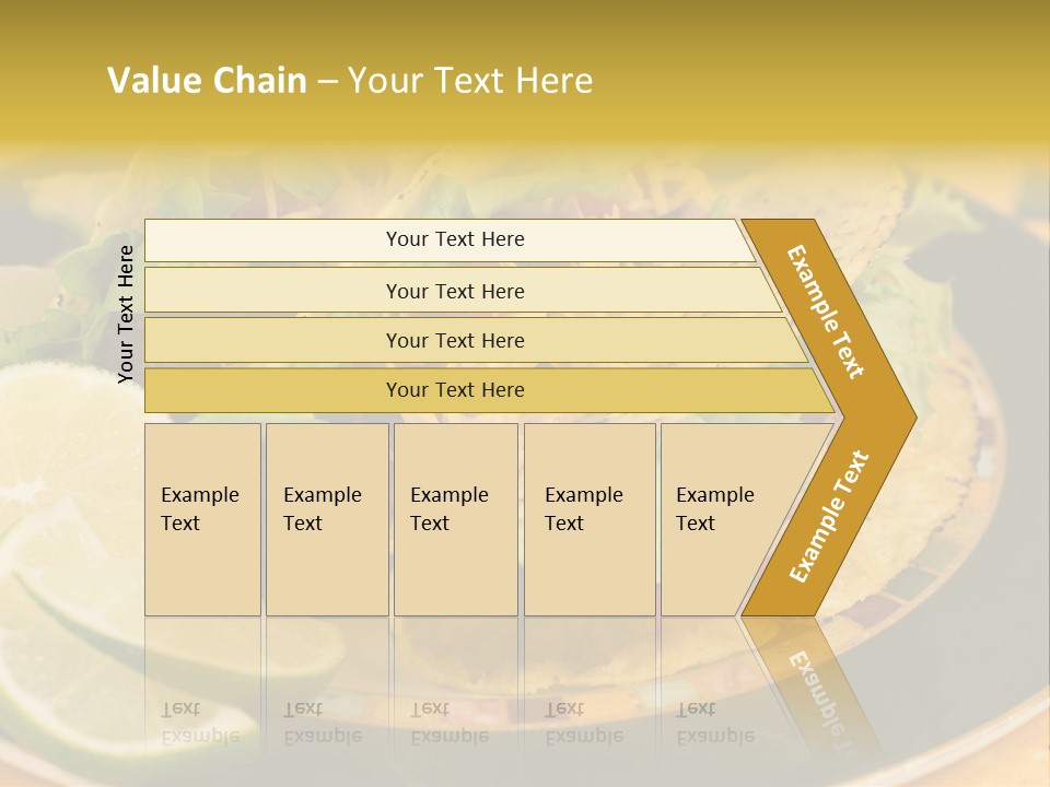 Red Design Yellow PowerPoint Template