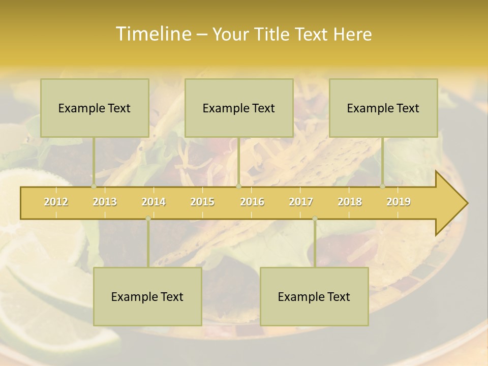 Red Design Yellow PowerPoint Template