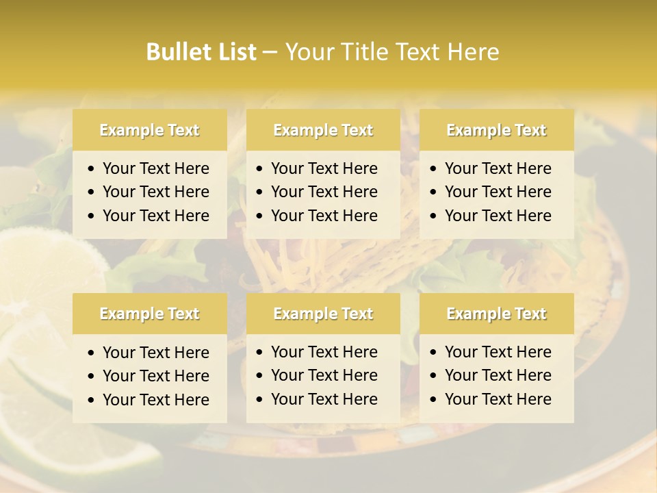 Red Design Yellow PowerPoint Template