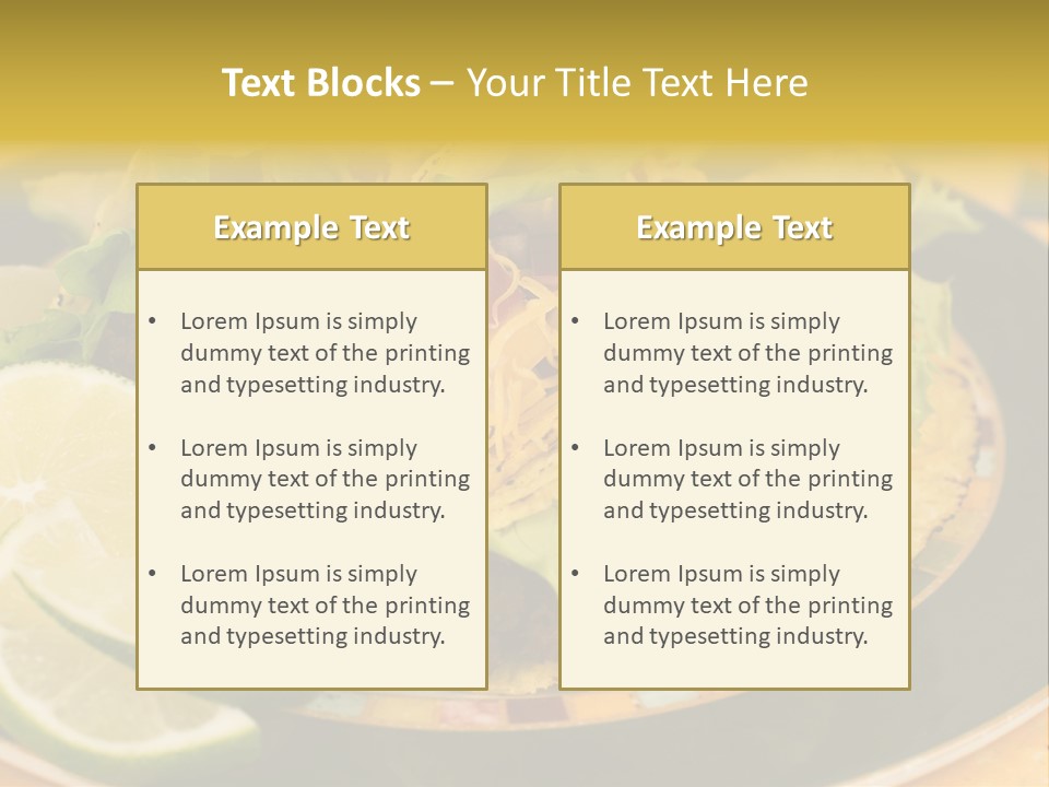 Red Design Yellow PowerPoint Template