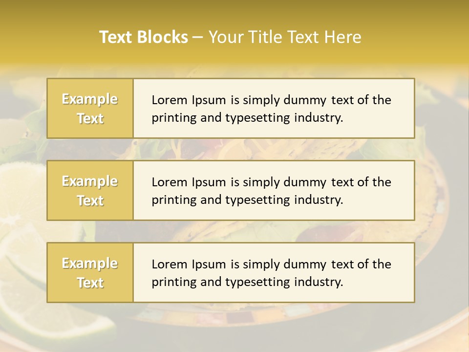 Red Design Yellow PowerPoint Template