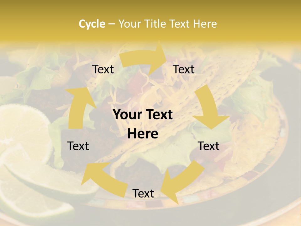 Red Design Yellow PowerPoint Template