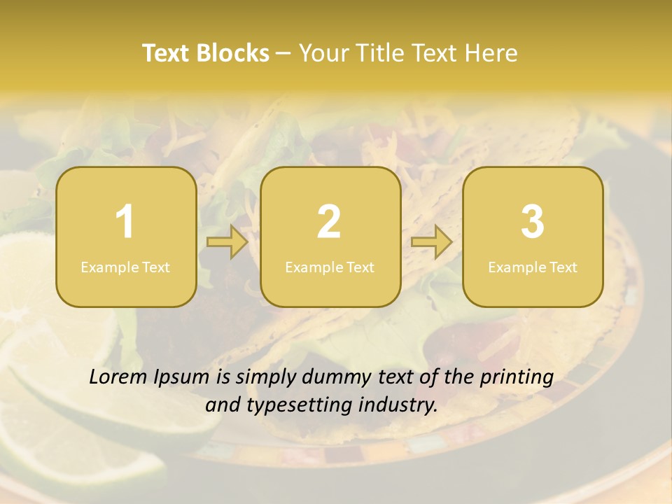 Red Design Yellow PowerPoint Template