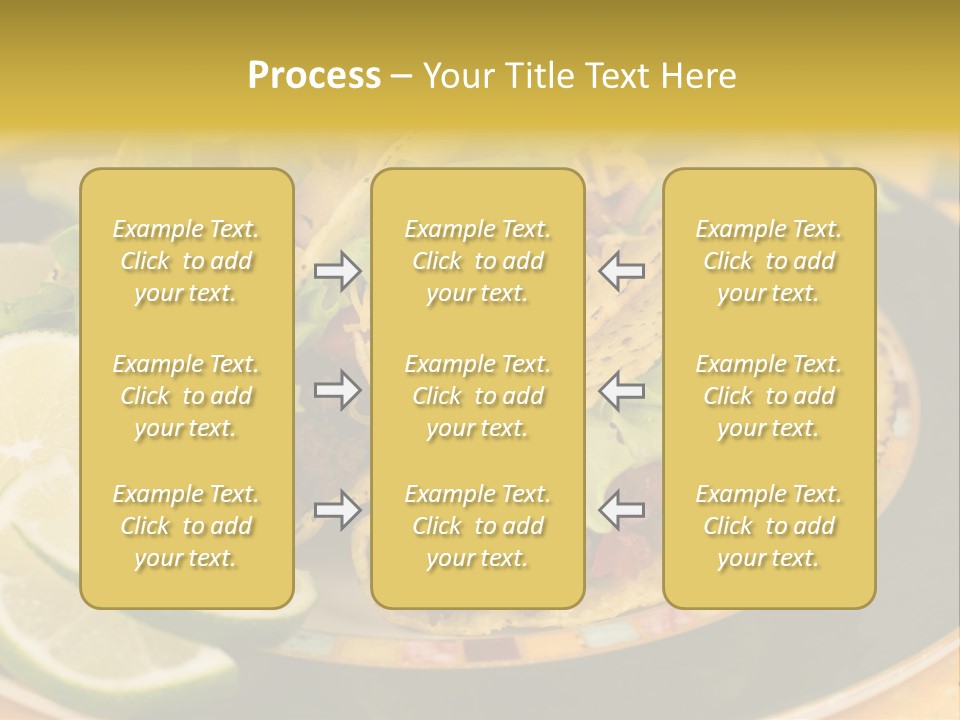 Red Design Yellow PowerPoint Template