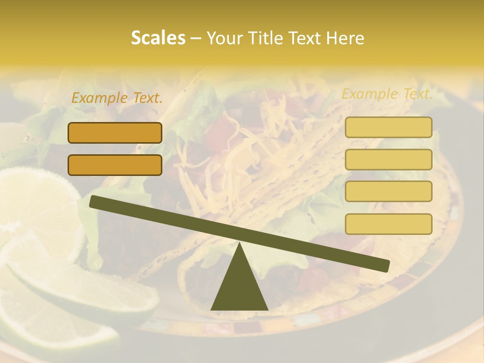 Red Design Yellow PowerPoint Template