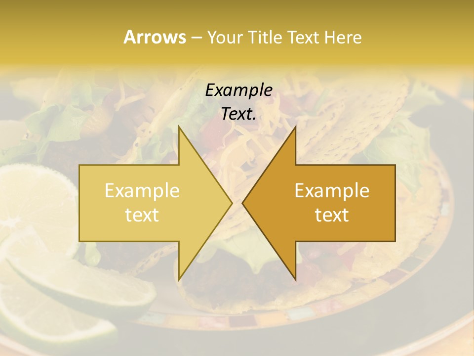 Red Design Yellow PowerPoint Template