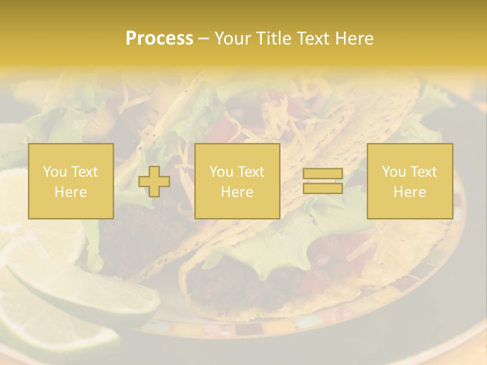 Red Design Yellow PowerPoint Template