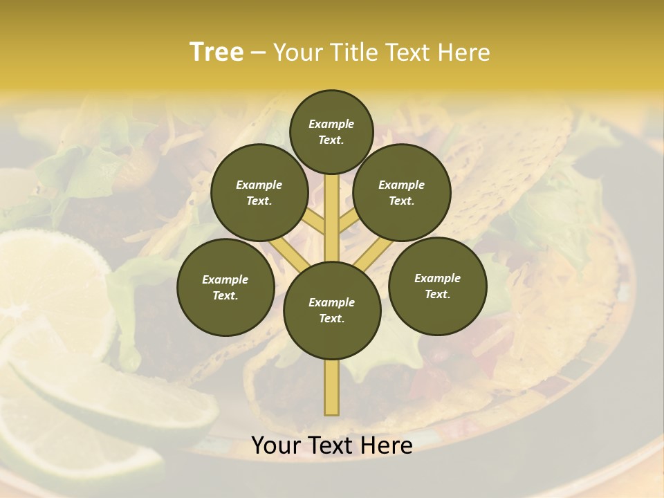 Red Design Yellow PowerPoint Template