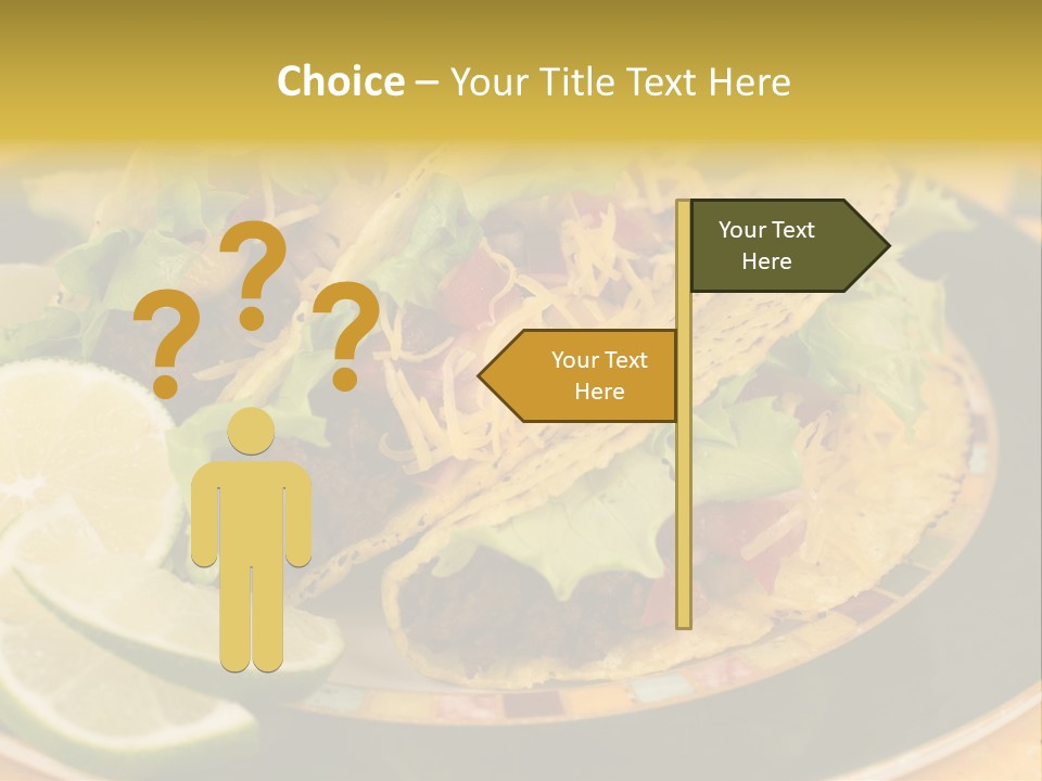 Red Design Yellow PowerPoint Template