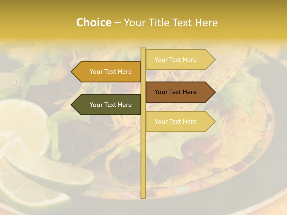 Red Design Yellow PowerPoint Template