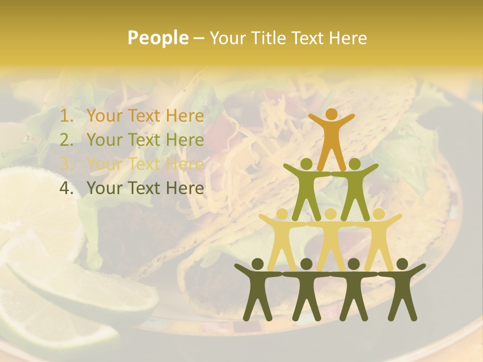 Red Design Yellow PowerPoint Template