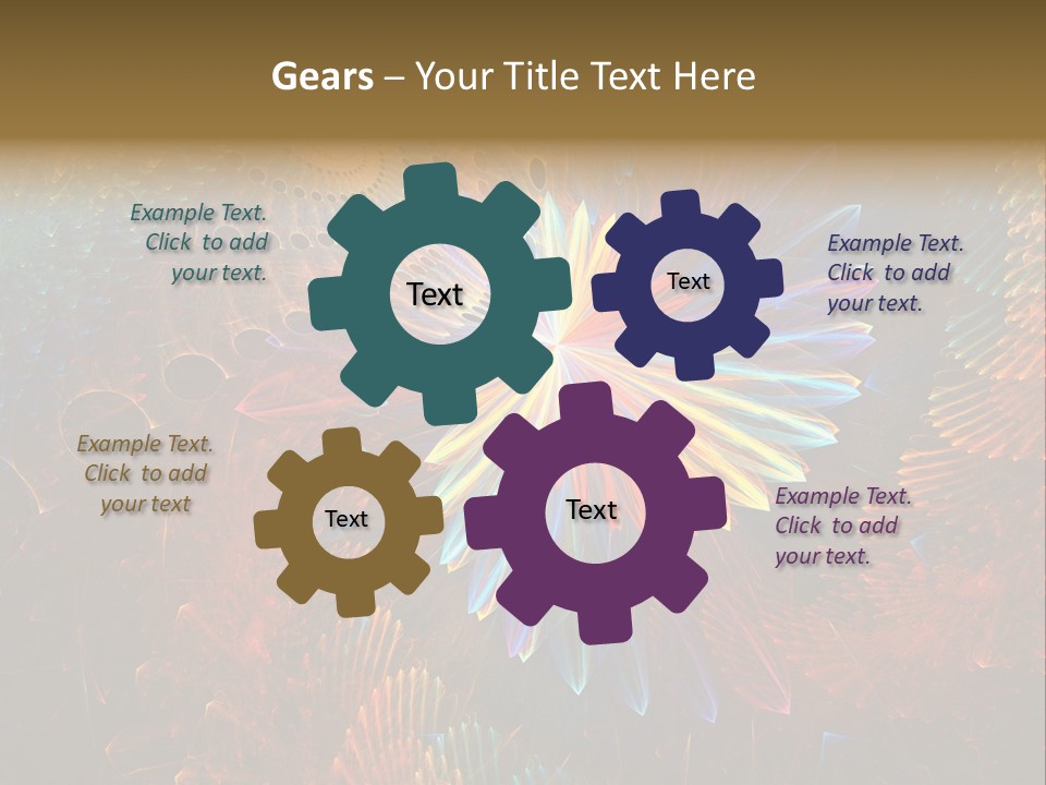 Red Design Yellow PowerPoint Template