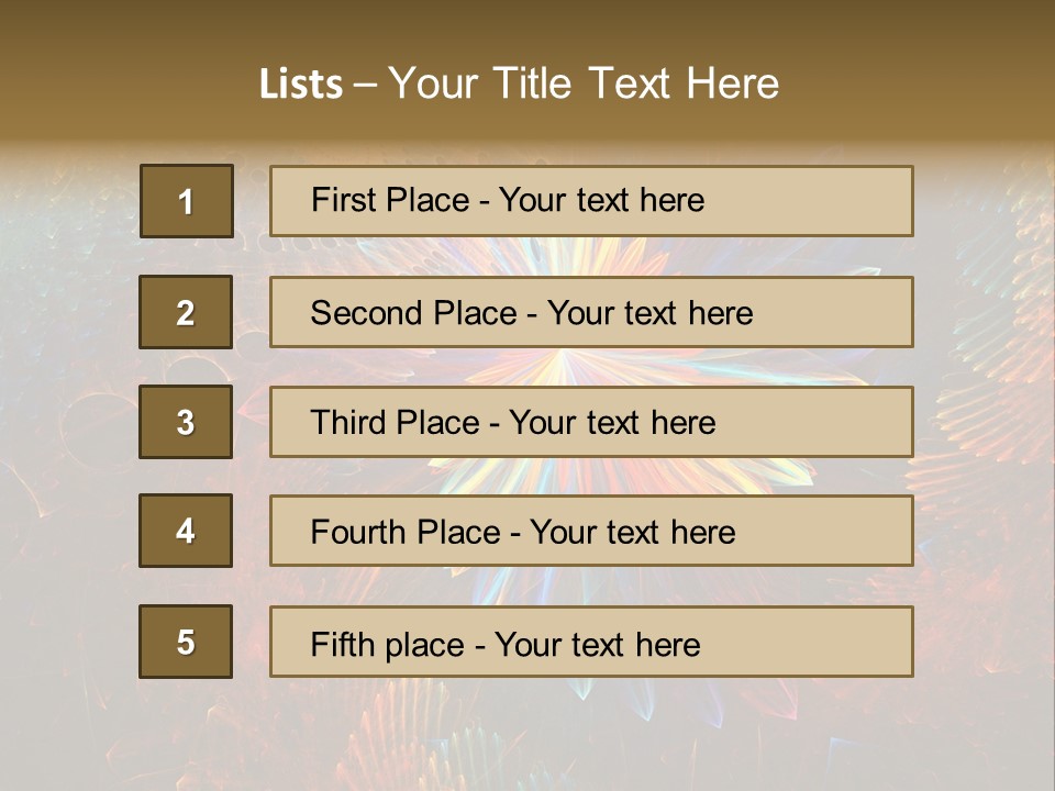 Red Design Yellow PowerPoint Template