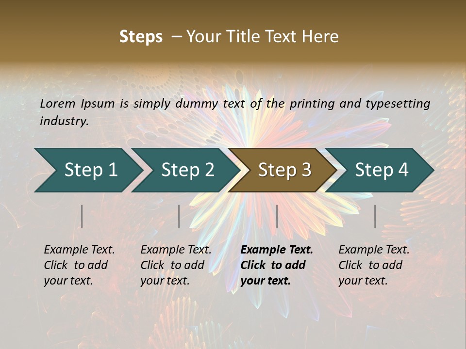 Red Design Yellow PowerPoint Template