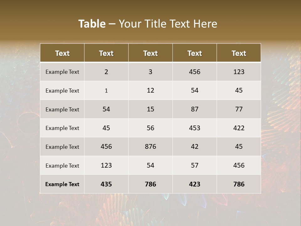 Red Design Yellow PowerPoint Template