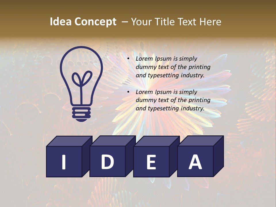 Red Design Yellow PowerPoint Template