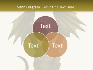 A Green Dragon Sitting On Top Of A White Background PowerPoint Template