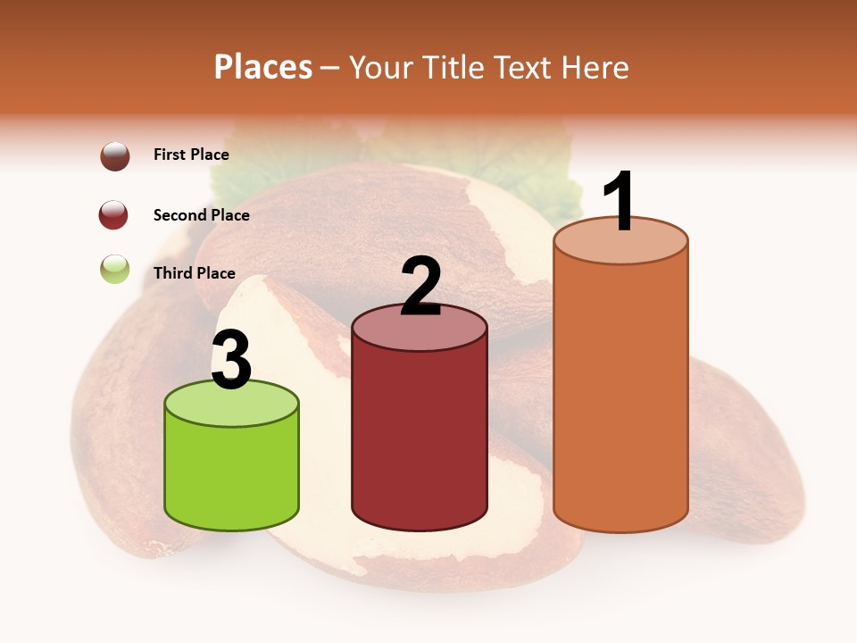 Brown Nut Ingredient PowerPoint Template