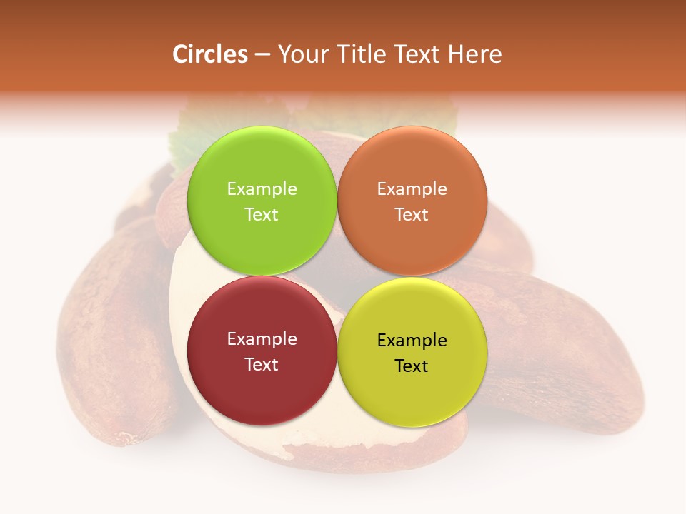 Brown Nut Ingredient PowerPoint Template