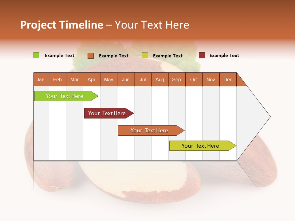 Brown Nut Ingredient PowerPoint Template