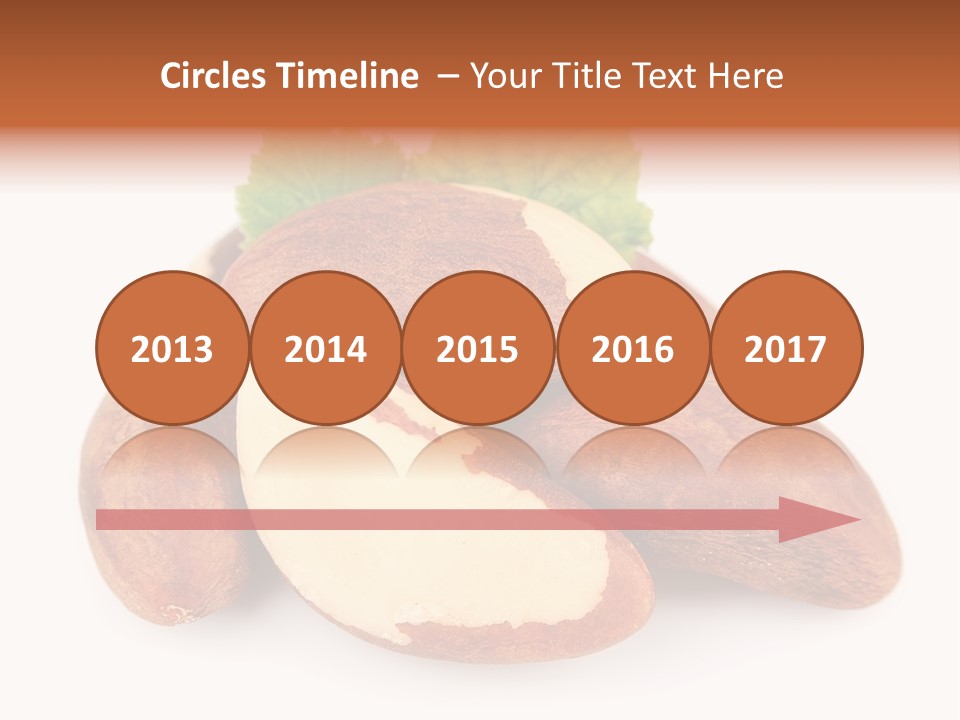 Brown Nut Ingredient PowerPoint Template