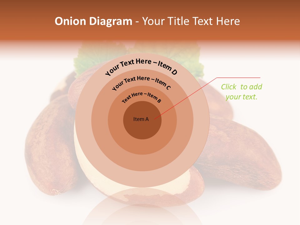 Brown Nut Ingredient PowerPoint Template