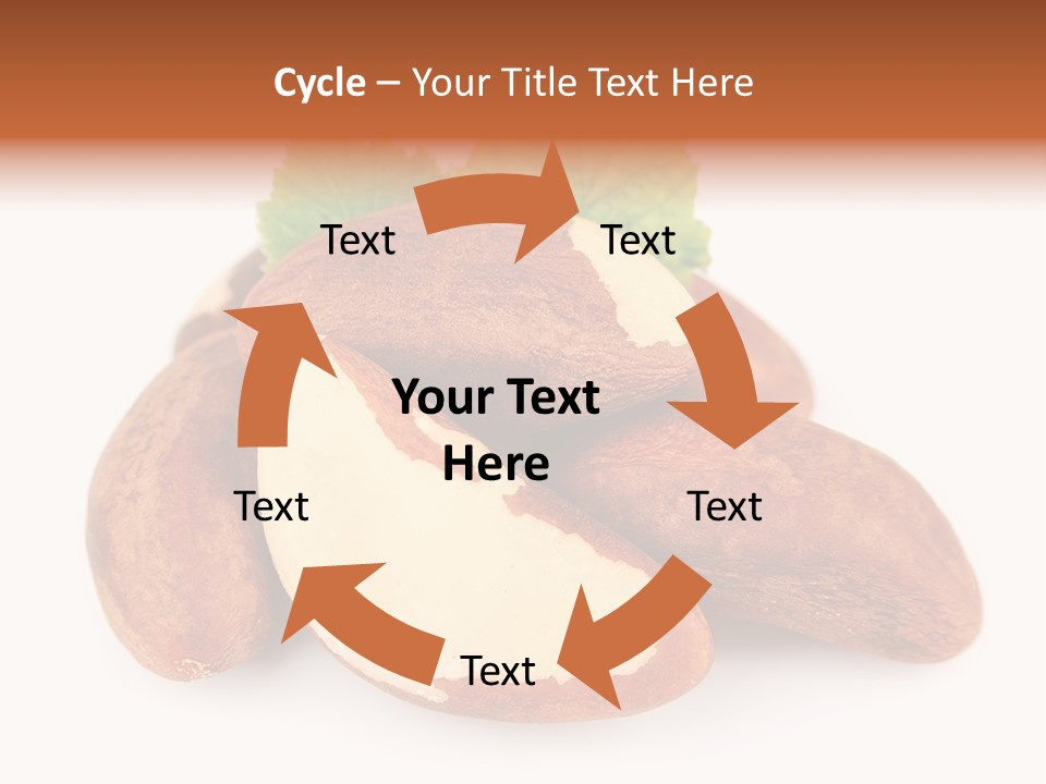 Brown Nut Ingredient PowerPoint Template