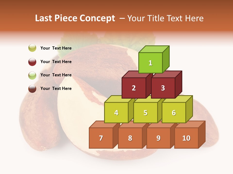 Brown Nut Ingredient PowerPoint Template