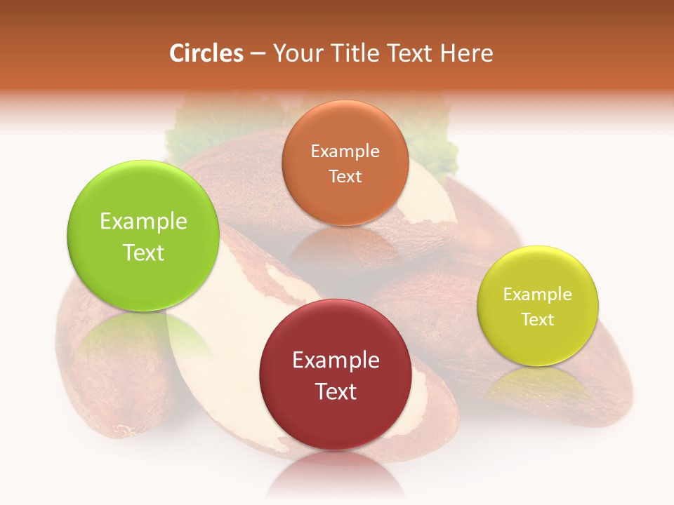 Brown Nut Ingredient PowerPoint Template