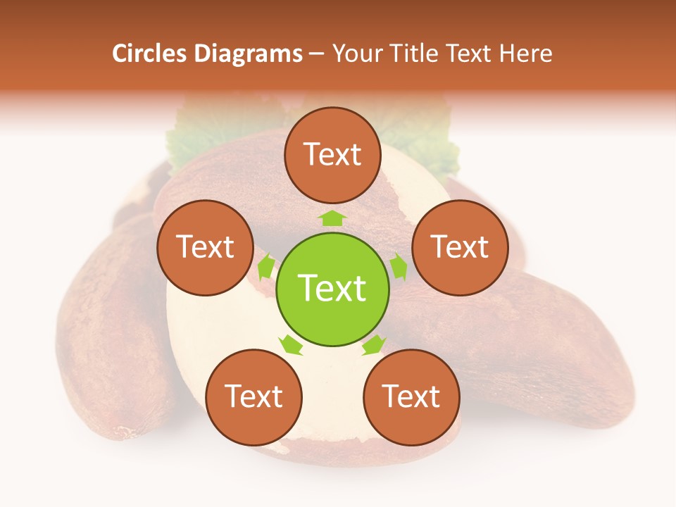 Brown Nut Ingredient PowerPoint Template