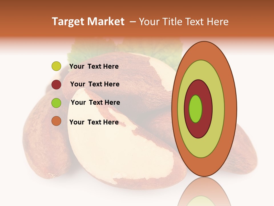 Brown Nut Ingredient PowerPoint Template
