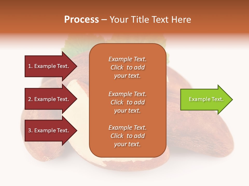 Brown Nut Ingredient PowerPoint Template