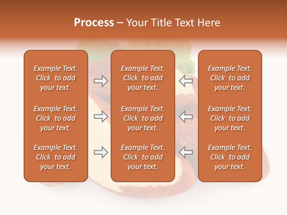 Brown Nut Ingredient PowerPoint Template