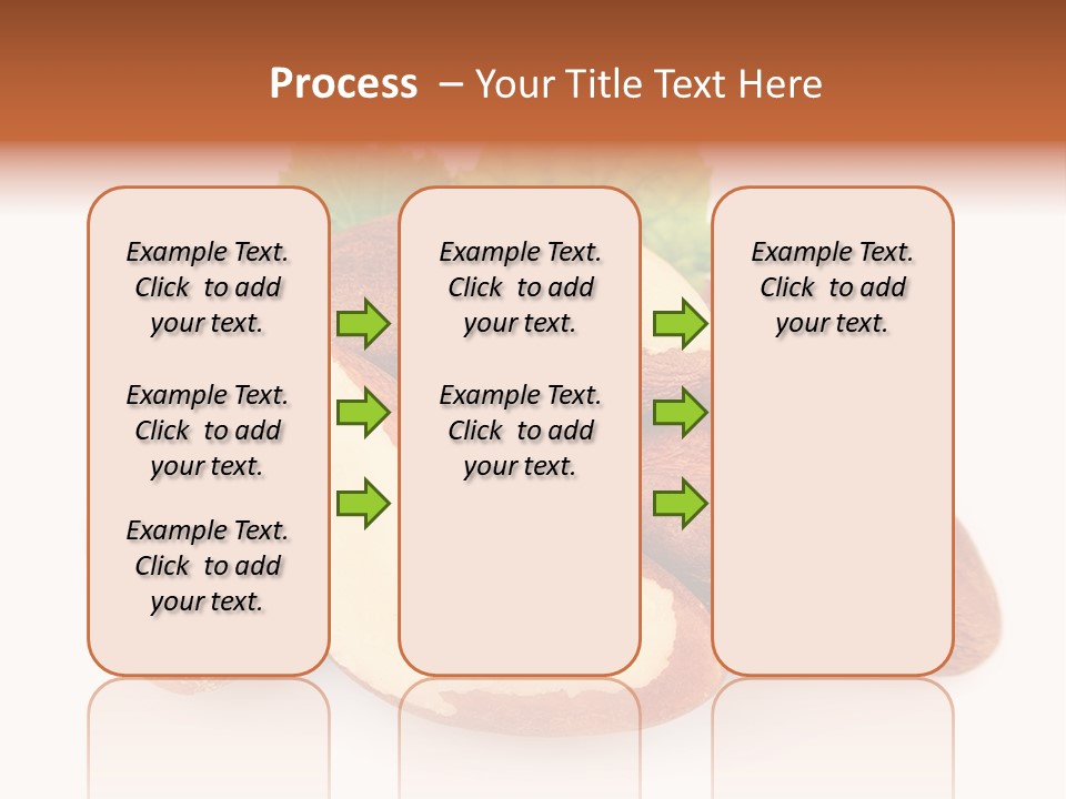 Brown Nut Ingredient PowerPoint Template
