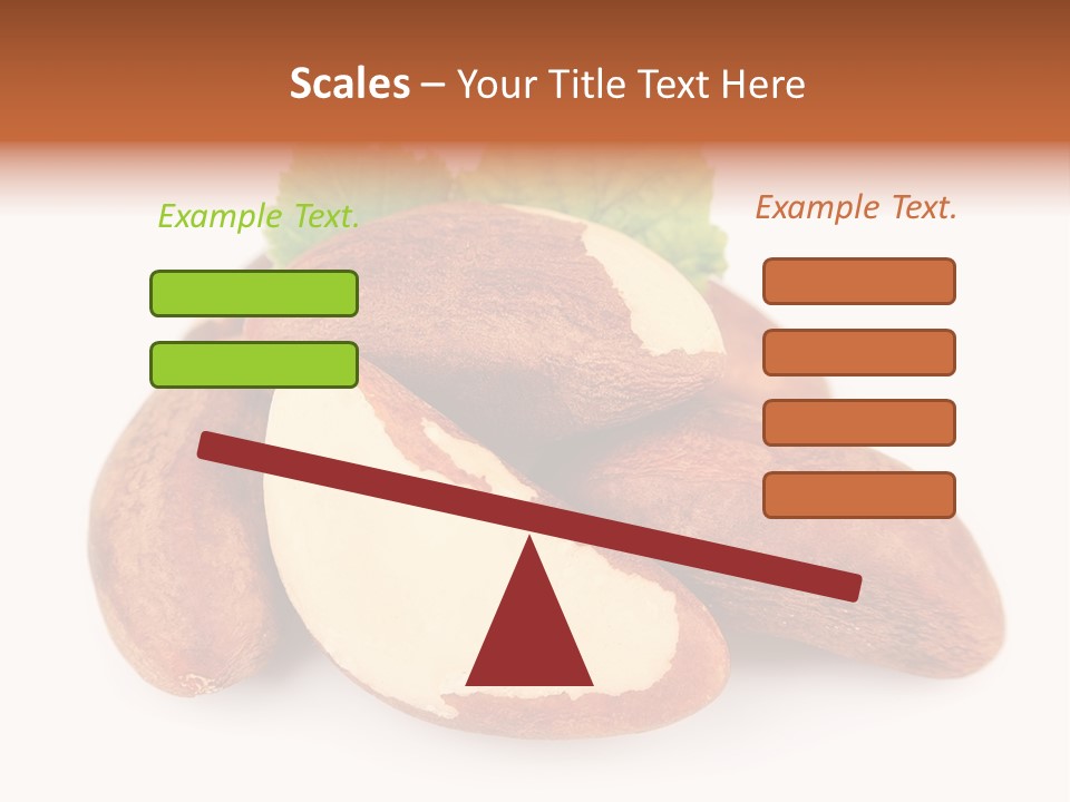 Brown Nut Ingredient PowerPoint Template