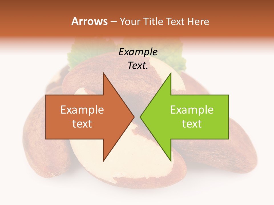 Brown Nut Ingredient PowerPoint Template